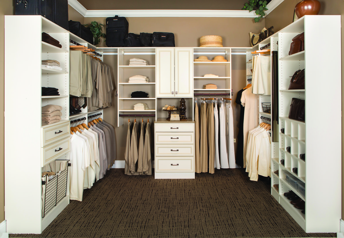 Custom Closet Designer Phoenix Az Systems Cave Creek Ivory Walk In Closet With Portabella 5 Piece Fronts