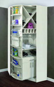 ROTATING PANTRY CORNER CABINET