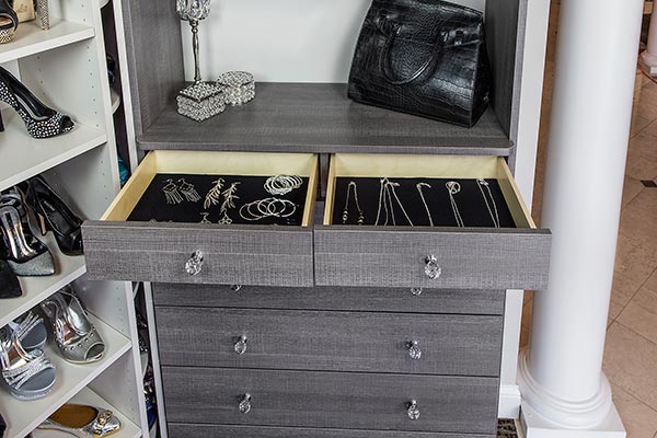 Jewelry Drawer Flat Velvet Liner Austin Morgan Closets