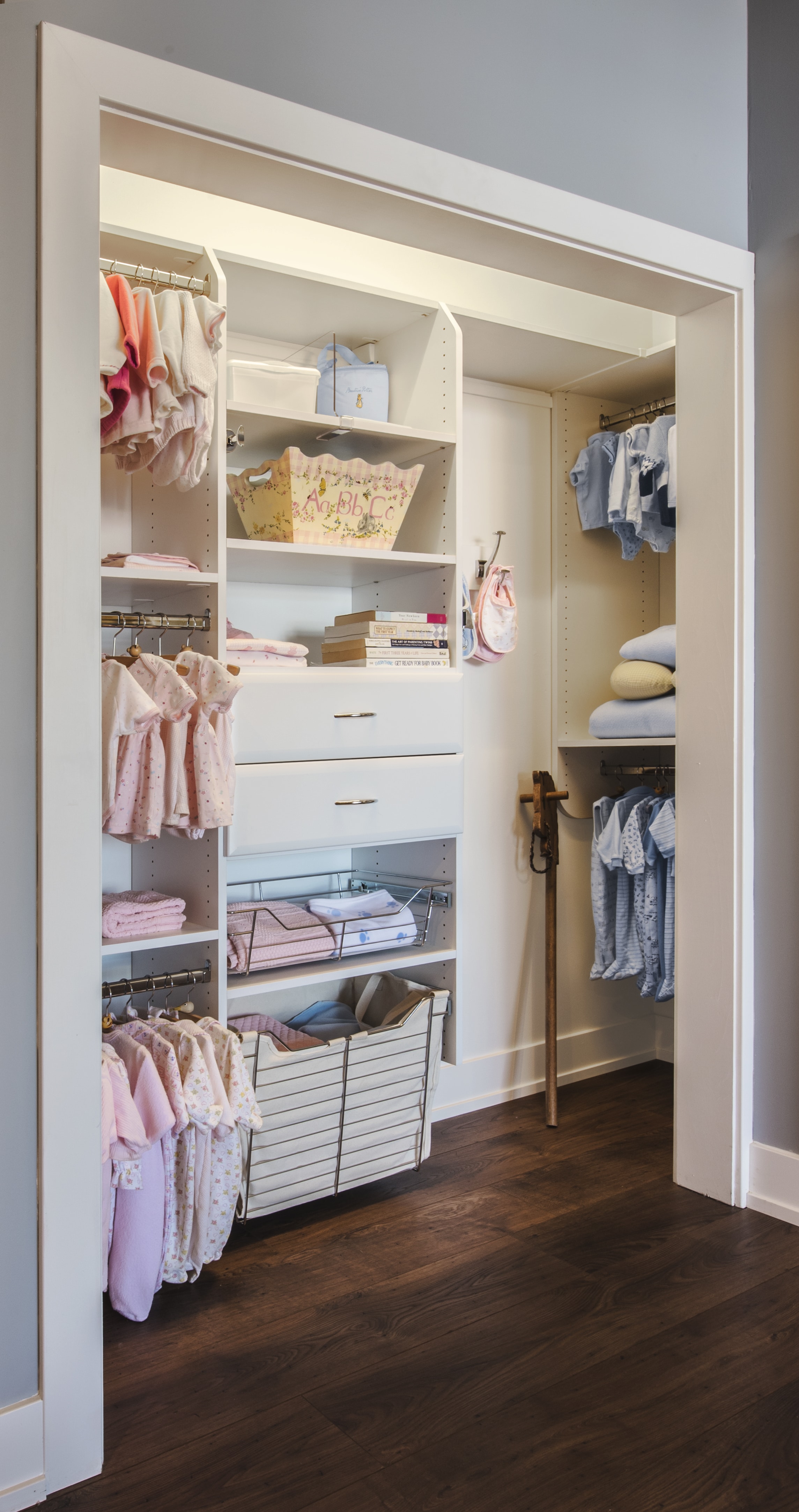 CHILDREN'S REACH IN CLOSET DESIGNED TO GROW WITH CHILD | Austin-Morgan ...