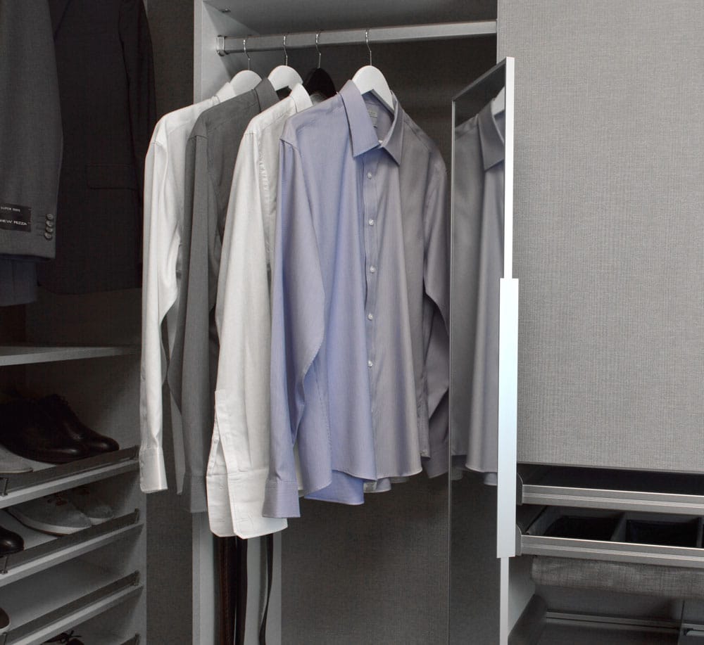 Closet Accessories Phoenix Az Organizing Solutions Pull Out Pivoting Closet Mirror