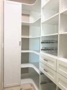 CUSTOM PANTRY ORGANIZATION CABINETS