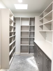 WALK-IN PANTRY CABINETS AND SHELVING