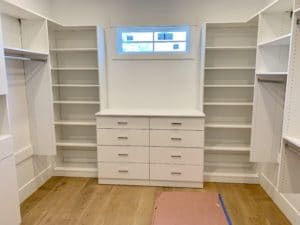 Custom Walk-In Master Bedroom Closet for Her