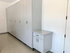 CUSTOM GARAGE CABINETS IN GRAY